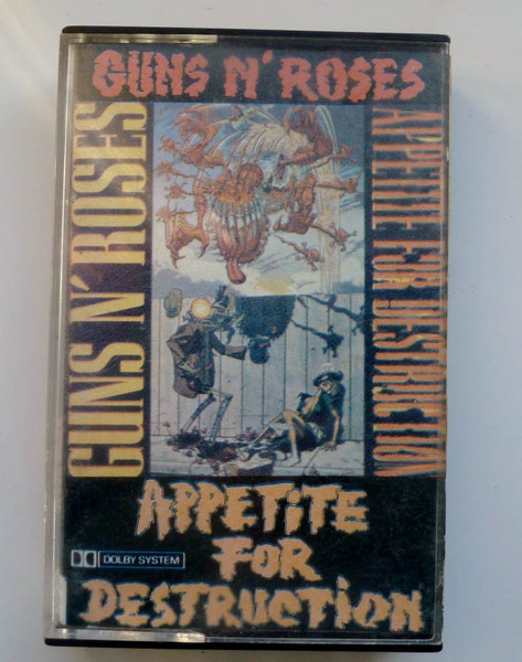 Guns N' Roses – Appetite For Destruction (1987, Cassette) - Discogs
