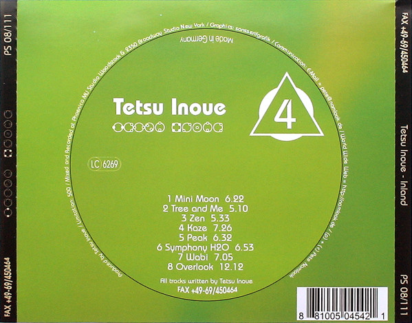 télécharger l'album Tetsu Inoue - Inland
