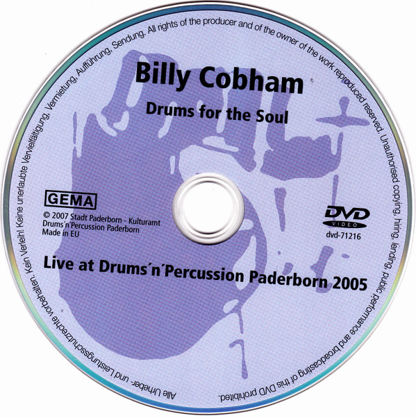 télécharger l'album Billy Cobham - Drums For The Soul Live At DrumsnPercussion Paderborn 2005