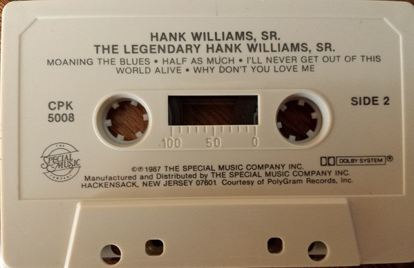 descargar álbum Hank Williams, Sr - The Legendary Hank Williams Sr