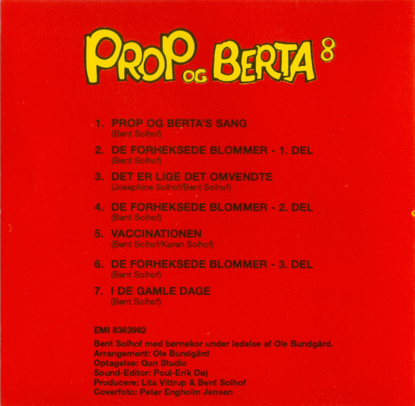 ladda ner album Bent Solhof - Prop Og Berta 8 De Forheksede Blommer