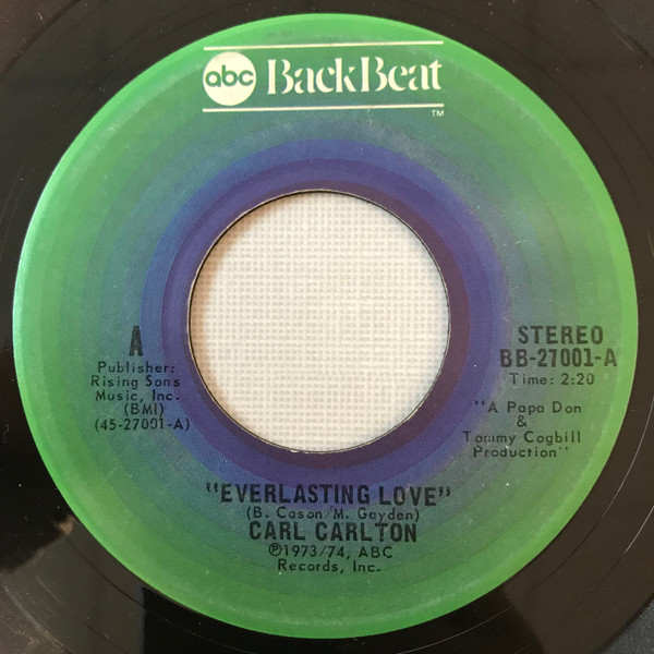 Carl Carlton Everlasting Love 1974 Vinyl Discogs 