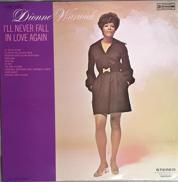 Dionne Warwick – I'll Never Fall In Love Again (Vinyl) - Discogs