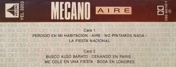 Mecano – Aire (1989, Cassette) - Discogs