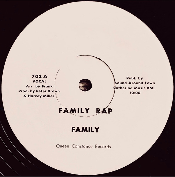 Family – Family Rap (1979, Black Text, Vinyl) - Discogs