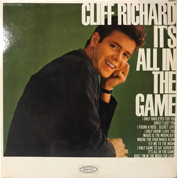 Cliff Richard – It's All In The Game (1964, Vinyl) - Discogs