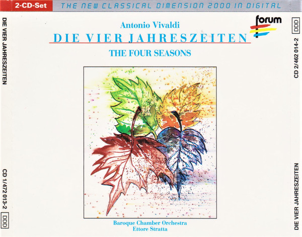 ladda ner album Antonio Vivaldi, Baroque Chamber Orchestra, Ettore Stratta - Die Vier Jahreszeiten The Four Seasons