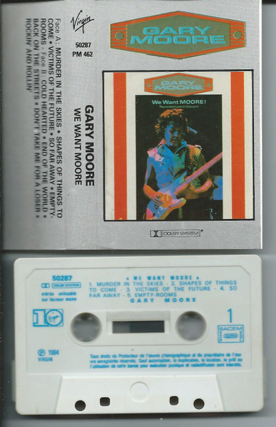 Gary Moore – We Want Moore! (1984, Cassette) - Discogs