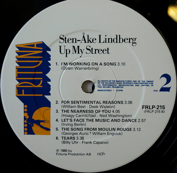 last ned album StenÅke Lindberg - Up My Street