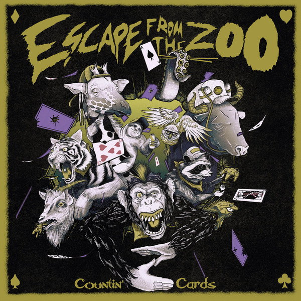 Escape From The Zoo – Countin' Cards (2022, White/Purple/Orange 