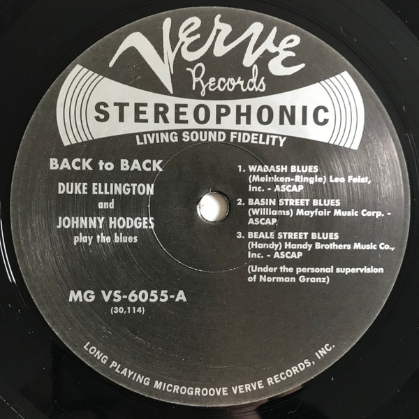 Duke Ellington And Johnny Hodges - Back To Back (Duke Ellington And Johnny Hodges Play The Blues) | Speakers Corner Records (6055) - 3