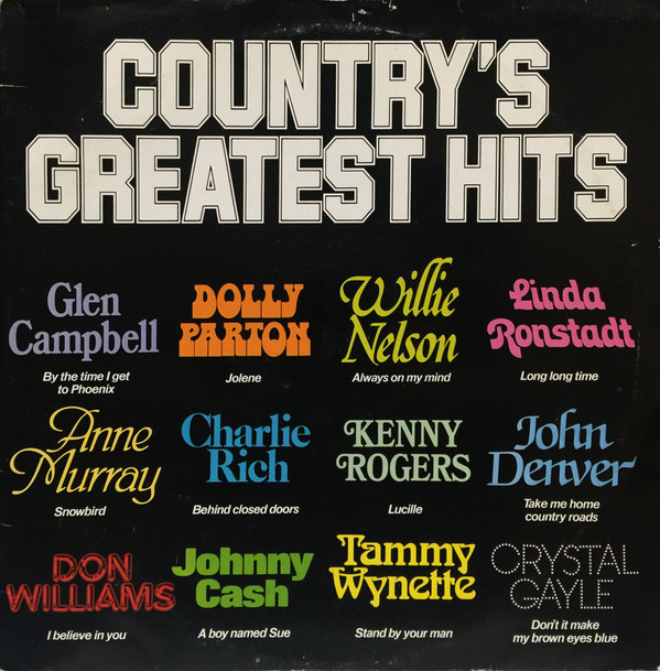 Обложка конверта виниловой пластинки Various - Country's Greatest Hits