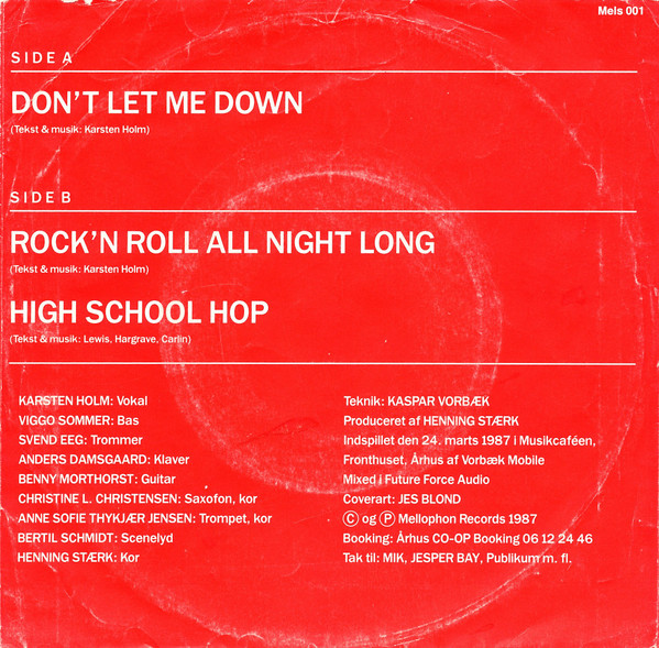 descargar álbum Mell & Shaky Legs - Dont Let Me Down