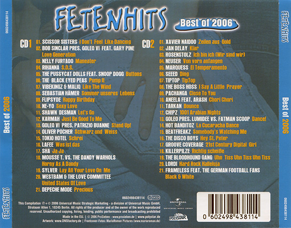 ladda ner album Various - Fetenhits Best Of 2006
