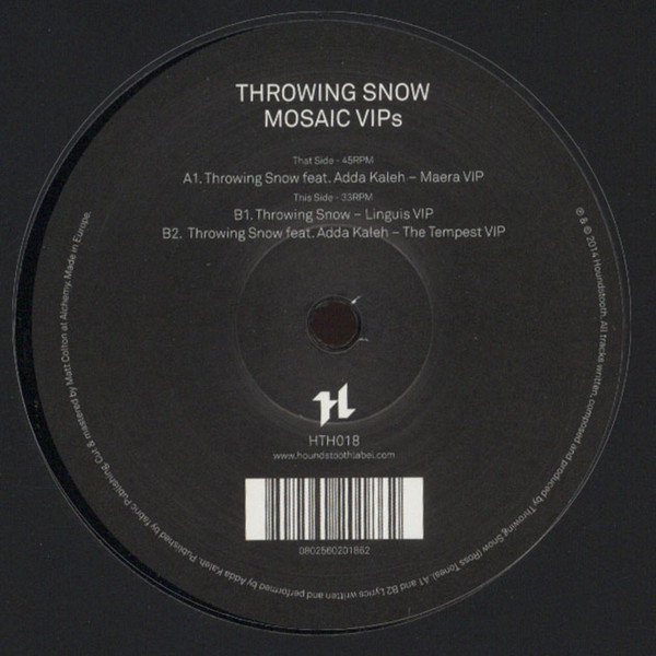 Throwing Snow - Mosaic VIPs | Releases | Discogs