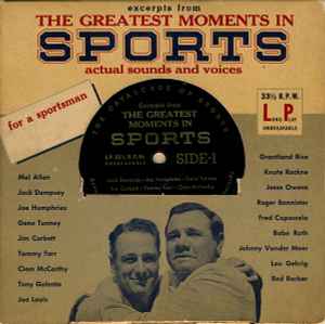 Excerpts From The Greatest Moments In Sports (Vinyl, LP, 7