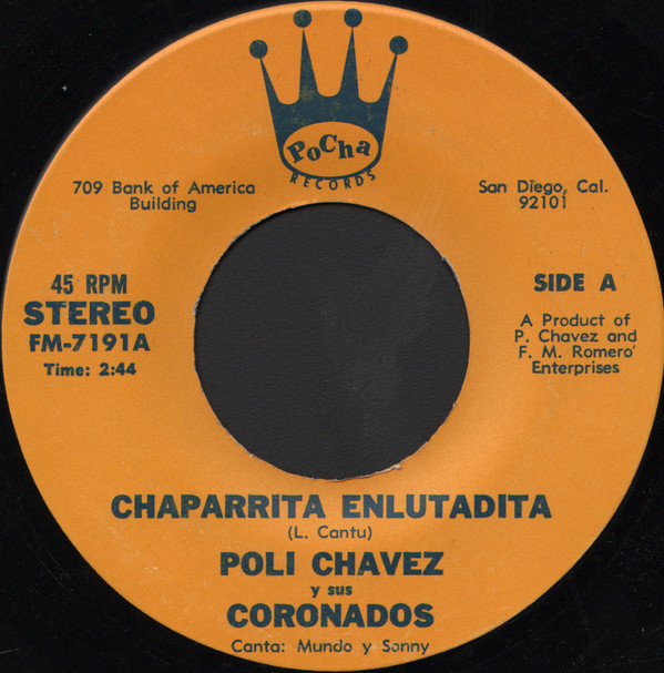télécharger l'album Poli Chavez Y Sus Coronados - Chaparrita Enlutadita