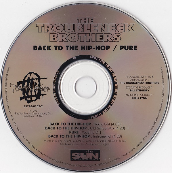 The Troubleneck Brothers – Back To The Hip-Hop / Pure (1994 