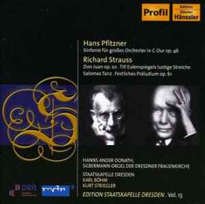 Hans Pfitzner - Pfitzner: Sinfonie Für Großes Orchester In C-Dur Op. 46 / Strauss: Don Juan Op. 20 / Till Eulenspiegels Lustige Streiche / Salomes Tanz / Festliches Präludium Op. 61 album cover