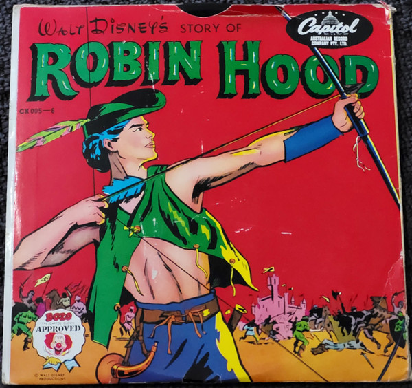 Alan Livingston, Billy May, Nestor Paiva – Walt Disney's Story Of Robin Hood:  A Capitol Record Reader (1952, Vinyl) - Discogs