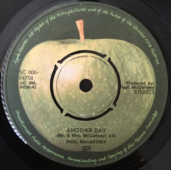ポール・マッカートニー u003d Paul McCartney – アナザー・デイ u003d Another Day (1971