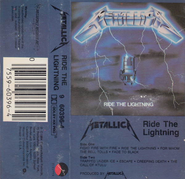 Metallica - Ride The Lightning: Limited 'Electric Blue' Vinyl LP - uDiscover