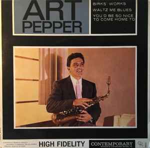 Art Pepper – Art Pepper (Vinyl) - Discogs