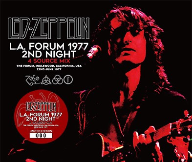 Led Zeppelin – L.A. Forum 1977 2nd Night: 4 Source Mix (2017, CD 