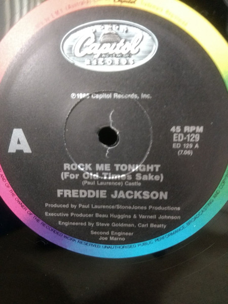 Freddie Jackson – Rock Me Tonight (For Old Times Sake) (1985, Vinyl) -  Discogs