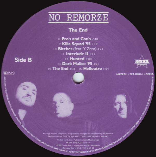 lataa albumi No Remorze - The End
