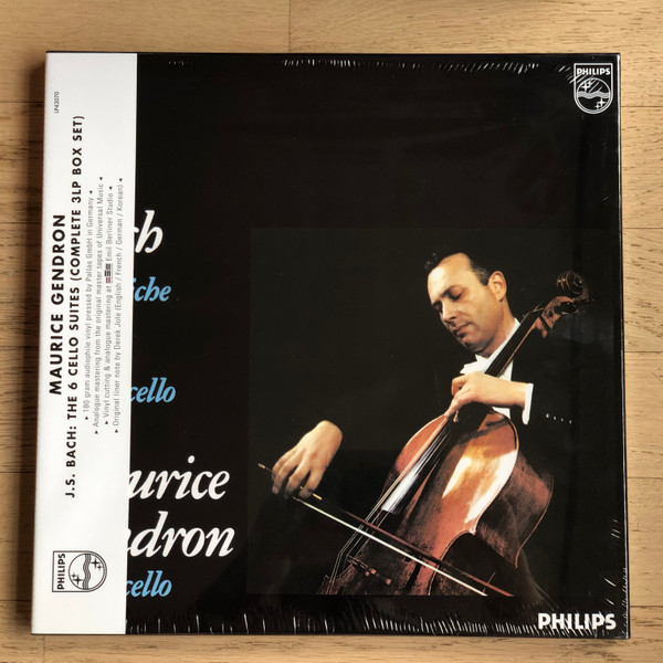last ned album Bach, Maurice Gendron - Sämtliche Suiten Für Violoncello Allein BWV 1007 1012