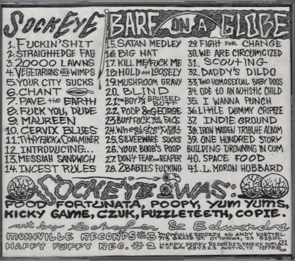 Album herunterladen Sockeye - Barf On A Globe 7 Vinyl Collection 1989 1998