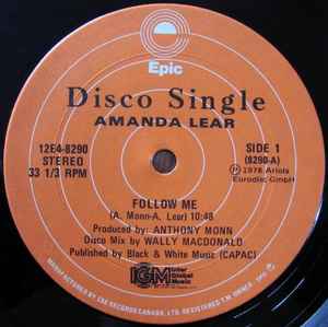 Amanda Lear - Follow Me album cover