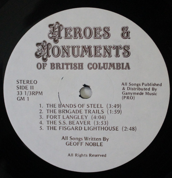 ladda ner album Geoff Noble - Heroes Monuments Of British Columbia
