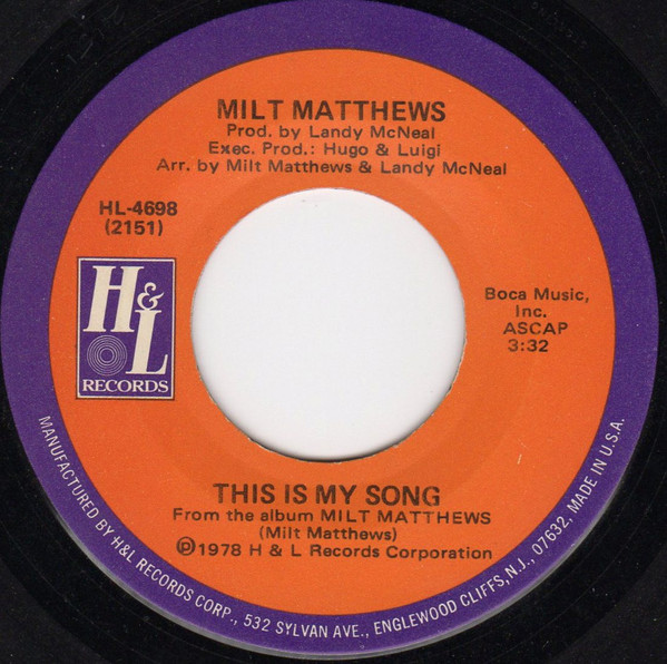 Album herunterladen Milt Matthews - Stop That Train