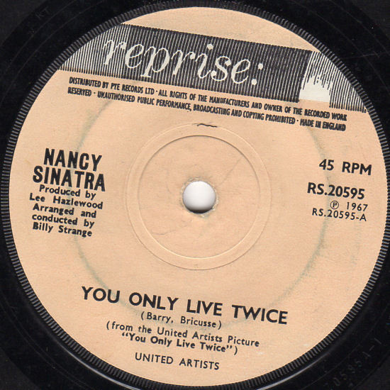 Nancy Sinatra You Only Live Twice 1967 Vinyl Discogs