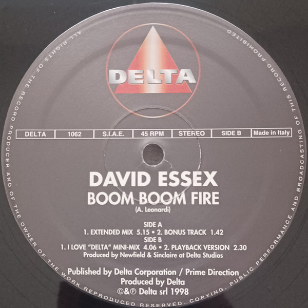télécharger l'album David Essex - Boom Boom Fire