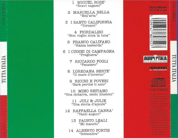 last ned album Various - Tutta Italia Vol 2