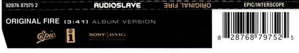 descargar álbum Audioslave - Original Fire