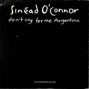 Sinéad O'Connor - Don't Cry For Me Argentina album cover