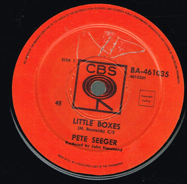 Little Boxes by Pete Seeger 