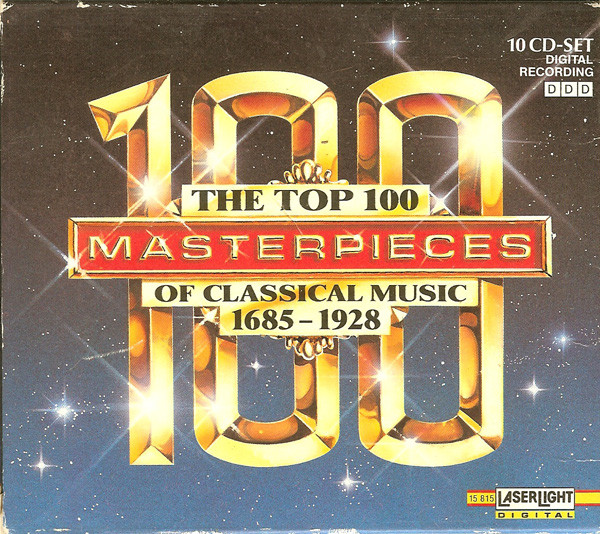 The Top 100 Masterpieces Of Classical Music: 1685-1928 (1991, CD 