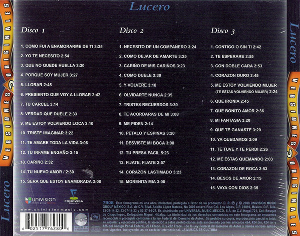 Album herunterladen Lucero - Versiones Originales