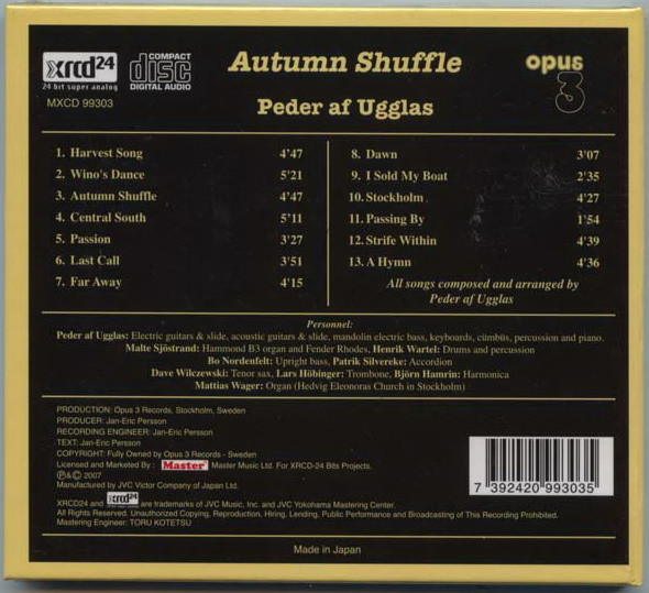 Peder Af Ugglas – Autumn Shuffle (2004, SACD) - Discogs