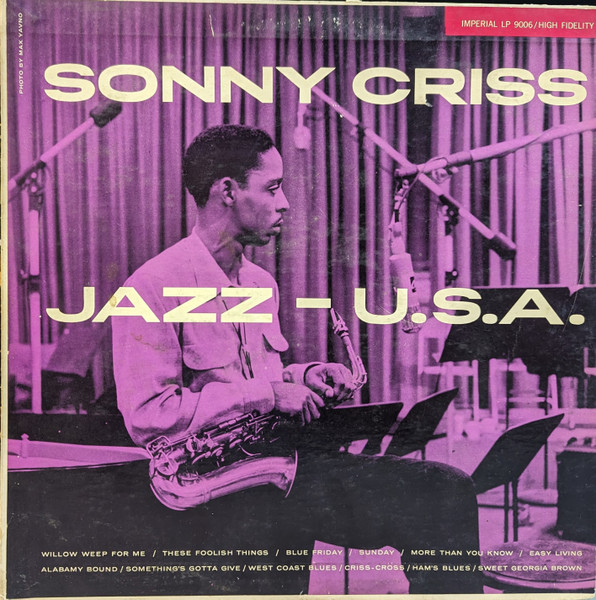 Sonny Criss - Jazz - U.S.A. | Releases | Discogs