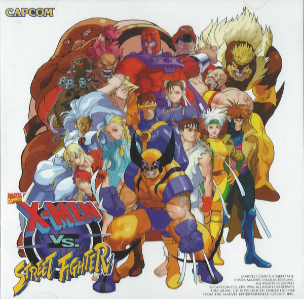 Capcom Sound Team – X-Men Vs. Street Fighter (1996, Q-Sound, CD) - Discogs