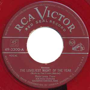 Mario Lanza - The Loveliest Night Of The Year / La Donna È Mobile = Woman Is Fickle album cover