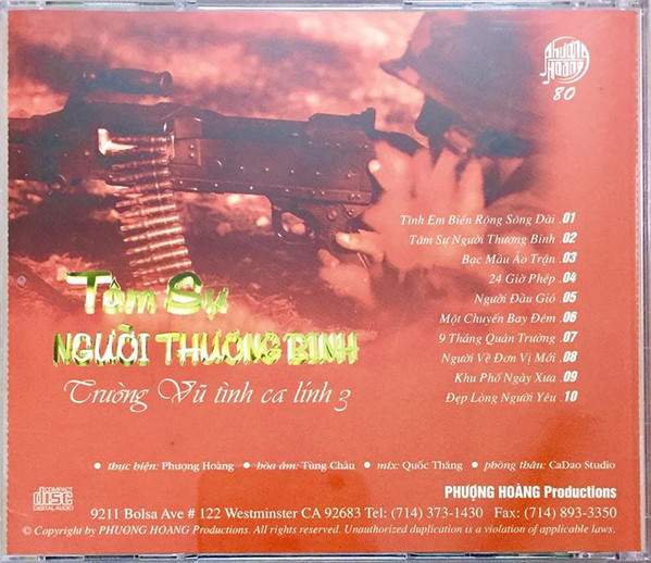 baixar álbum Trường Vũ - Tâm Sự Người Thương Binh Trường Vũ Tình Ca Lính 3