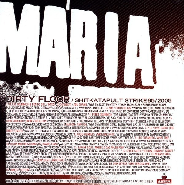 ladda ner album Peter Grummich - Club Maria Berlin Dirty Floor