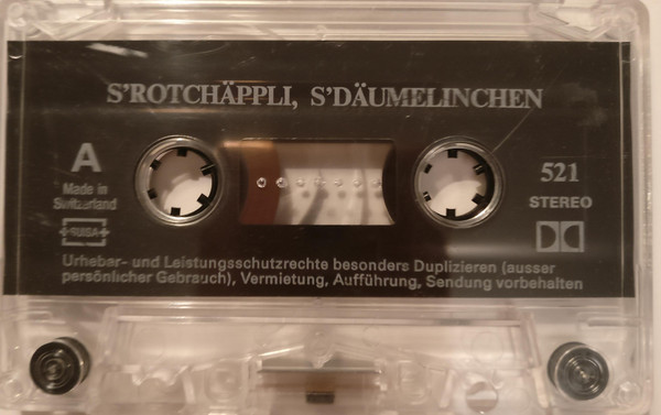 last ned album Gebrüder Grimm - SRotchäppli Däumelinchen